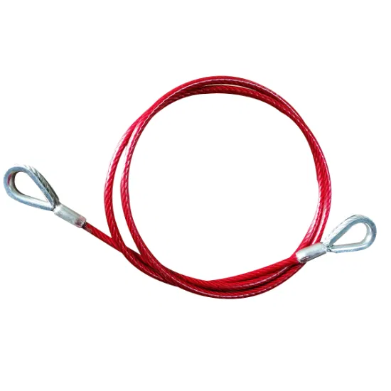 Gaosheng câble en acier recouvert de plastique protection contre les chutes câble métallique corde de sécurité