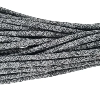 Corde en polyester bicolore de 7,5 mm, bon prix, pour tente extérieure, personnalisation acceptée